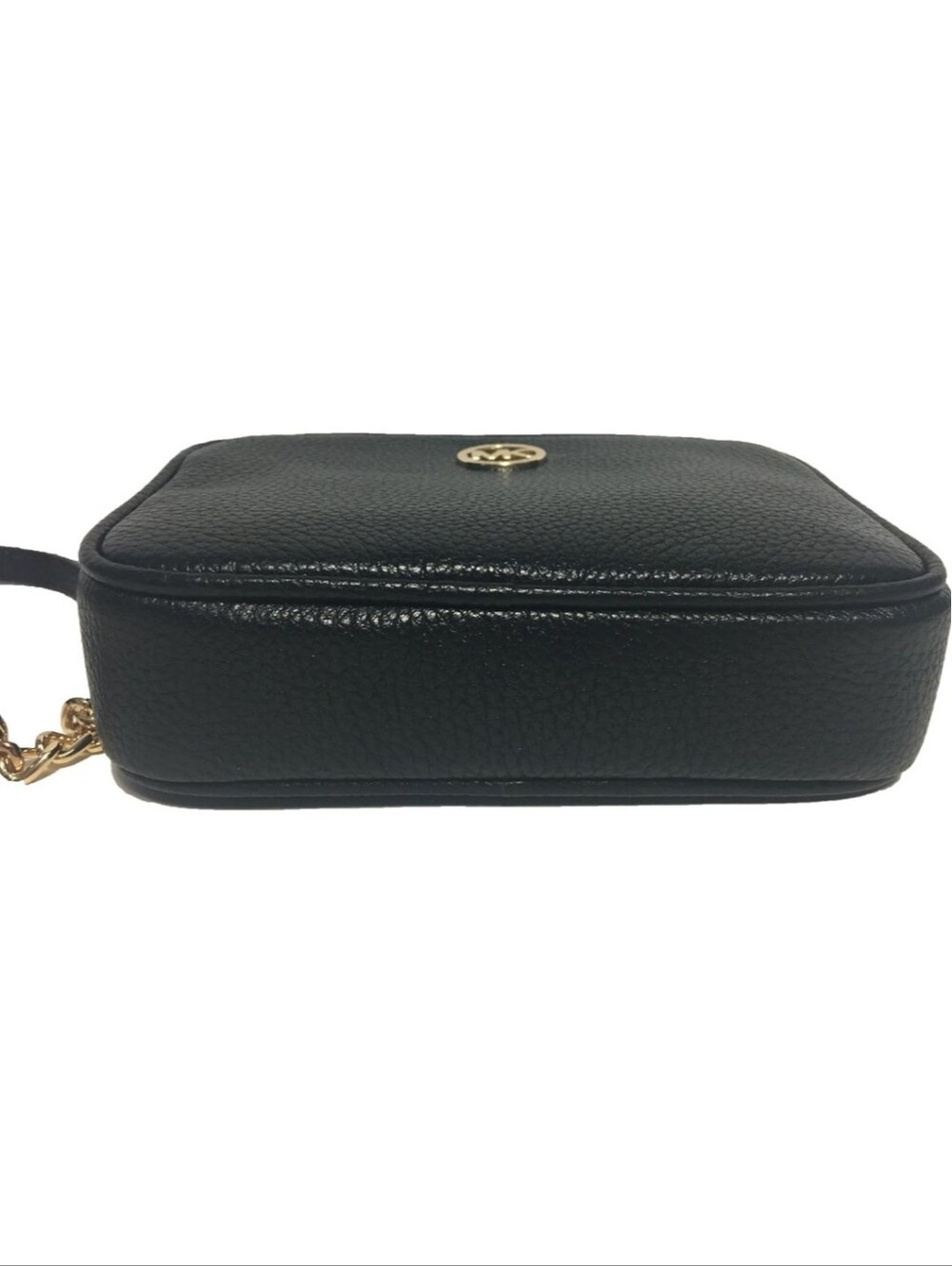 Michael Kors Fulton Large Black Pebbled Leather Crossbody Bag - Picture 2 of 9